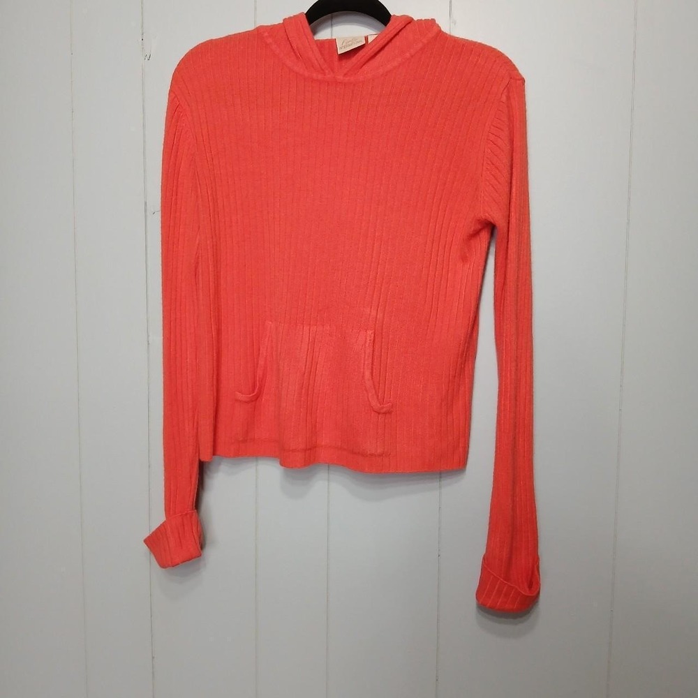 VTG Fiorlini International L Hooded Sweater 90s Y2K cottagecore chic beach